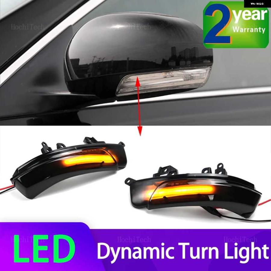 並行輸入品ダイナミックウィンカー LED バックミラー インジケーター ウィンカー リピーターライト REIZ WISH MARK X CROWN AVALON CAMRY IQ | ブランド登録なし