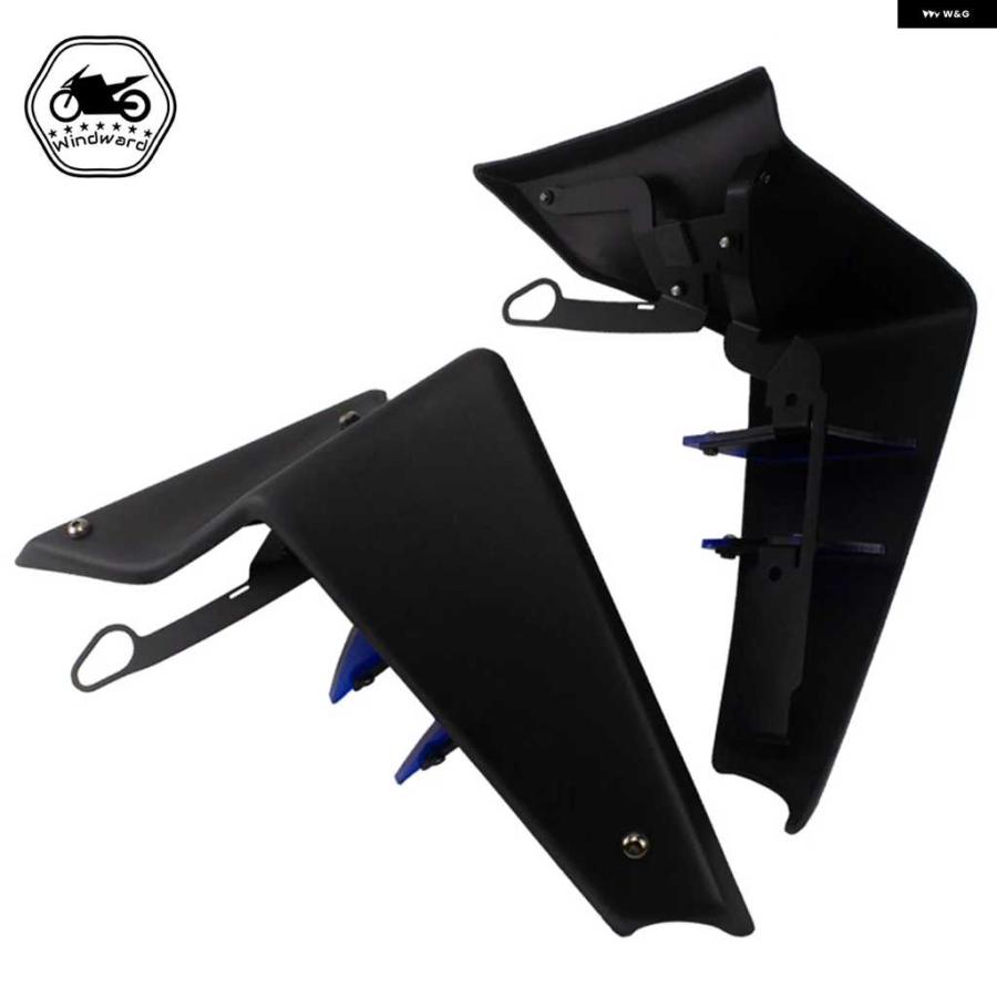 並行輸入品ヤマハ MT-09SP 2021-2023 MT09 2021-23 オートバイ バイク スポーツ ダウンフォース ネイキッド サイドスポイラー エアロダイナミック ウィ_9