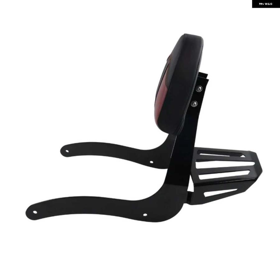 並行輸入品オートバイ バイク リア ピリオンシート 用バックレストシート シーシーバー クッション キャリア アクセサリー インディアン スカウトシック_13