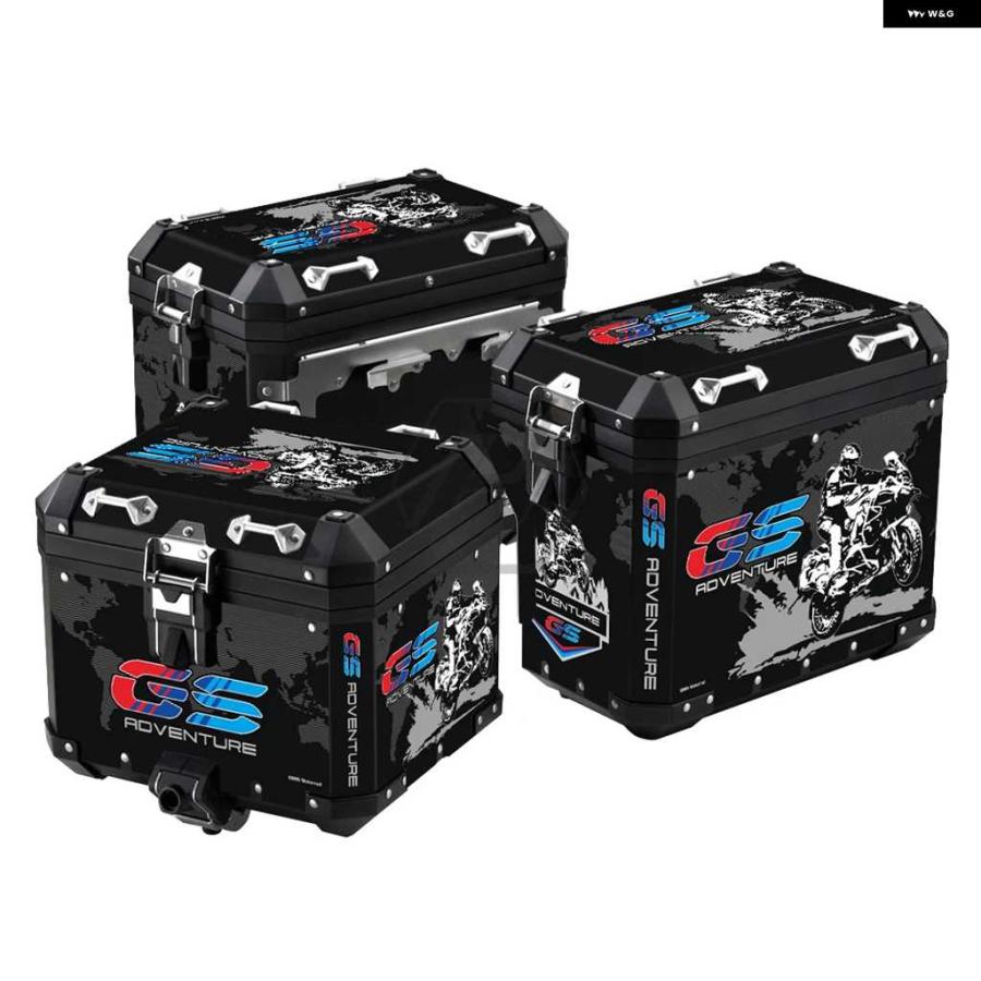 並行輸入品BWM R1250GS R1200GS ADV 3 X アドベンチャー 3D デカール プロテクター カバー ステッカー デカール セット BMW アルミ パニアケース BOX