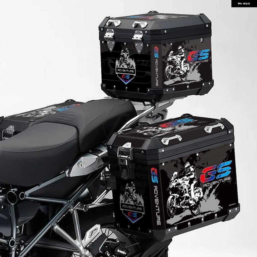 並行輸入品BWM R1250GS R1200GS ADV 3 X アドベンチャー 3D デカール プロテクター カバー ステッカー デカール セット BMW アルミ パニアケース BOX