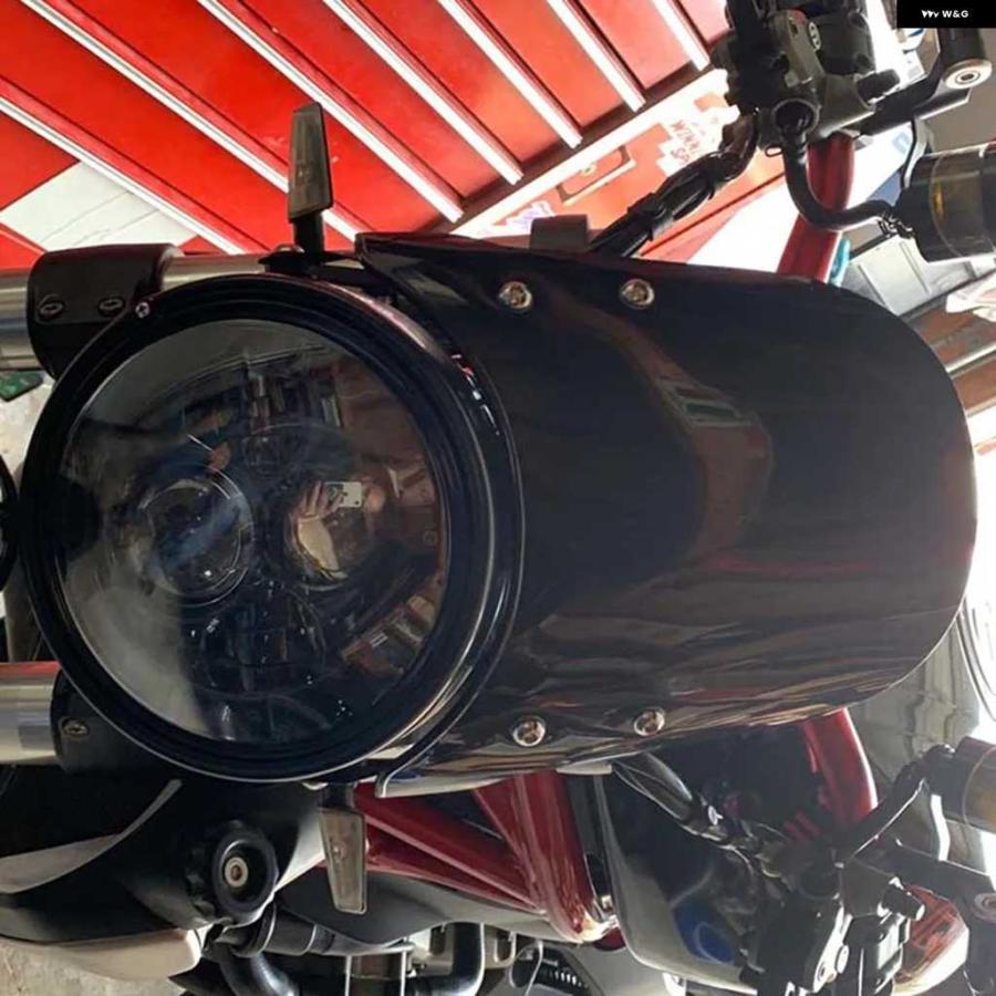 並行輸入品トライアンフ スピード ツイン ストリートカップ スクランブラーツイン アクセサリー レトロ ウィンドスクリーン ウィンドシールド ウィンド_3