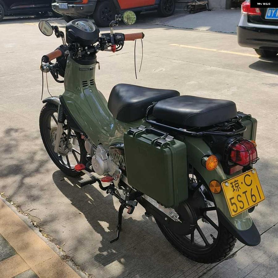 並行輸入品ホンダ クロスカブ 110 CC110 110CC CC 110 CC 2023 オートバイ バイク アクセサリー サドルバッグ サポート ブラケット サイド マウント トの画像