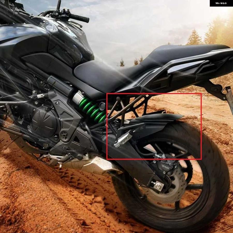 並行輸入品オートバイ バイクリアフェンダー マッドガード スプラッシュガード カワサキ VERSYS 650 KLE650 2007-2024 アクセサリーの画像