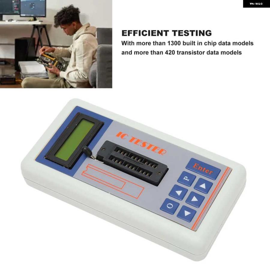 並行輸入品ICメーター集積回路テスター 5V 3.3V 自動モード付き 多機能トランジスタICメーター インターフェース チップオプトカプラ | ブランド登録なし | 04