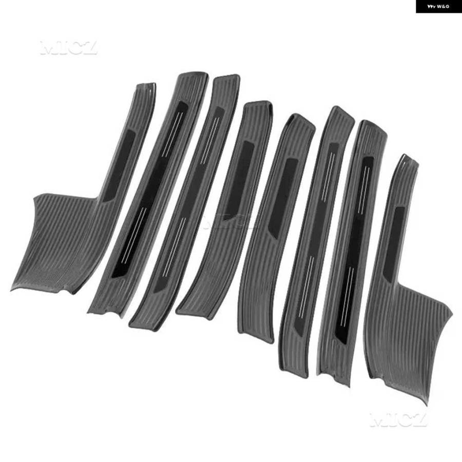 並行輸入品カーアクセサリー トヨタ BZ4X 2022-2023 ステンレス スレッショルドガード トランク スレッショルドガードプレート 傷防止 | ブランド登録なし | 10