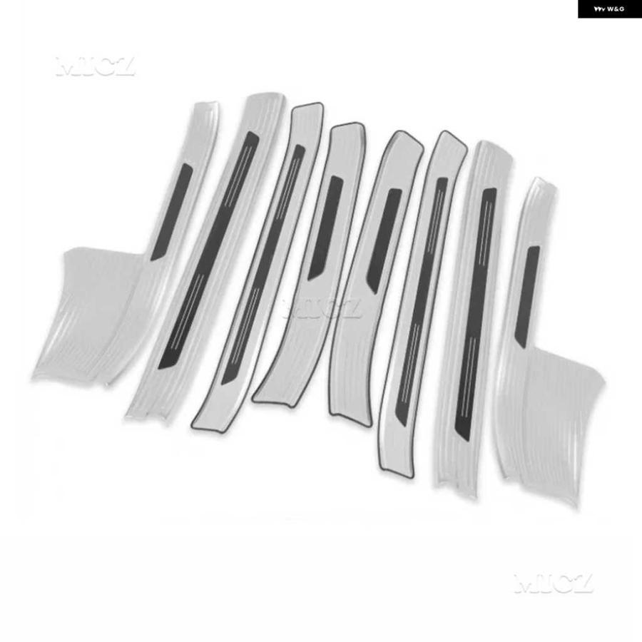 並行輸入品カーアクセサリー トヨタ BZ4X 2022-2023 ステンレス スレッショルドガード トランク スレッショルドガードプレート 傷防止 | ブランド登録なし | 11