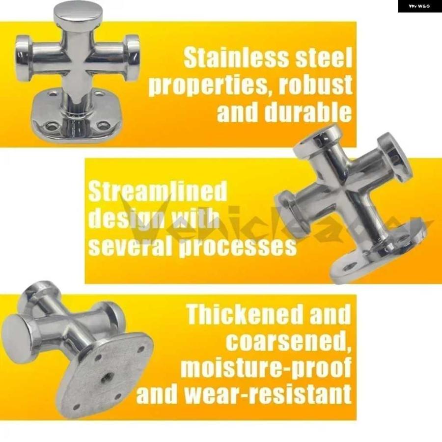 並行輸入品139.27X84.5 大型マリンシングルクロスボラード 係留クロスビットクリート ステンレス デッキハードウェアアクセサリー | ブランド登録なし | 05