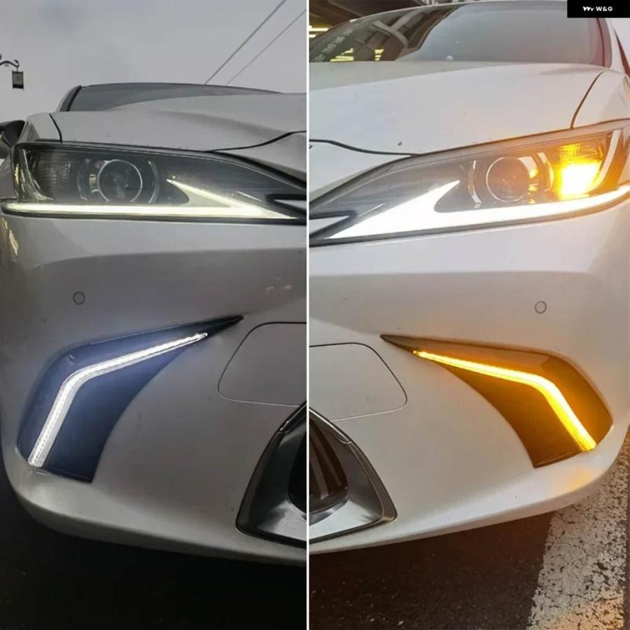並行輸入品レクサス ES200 ES250 ES300H 2018 2019 - 2022 12V LED DRL