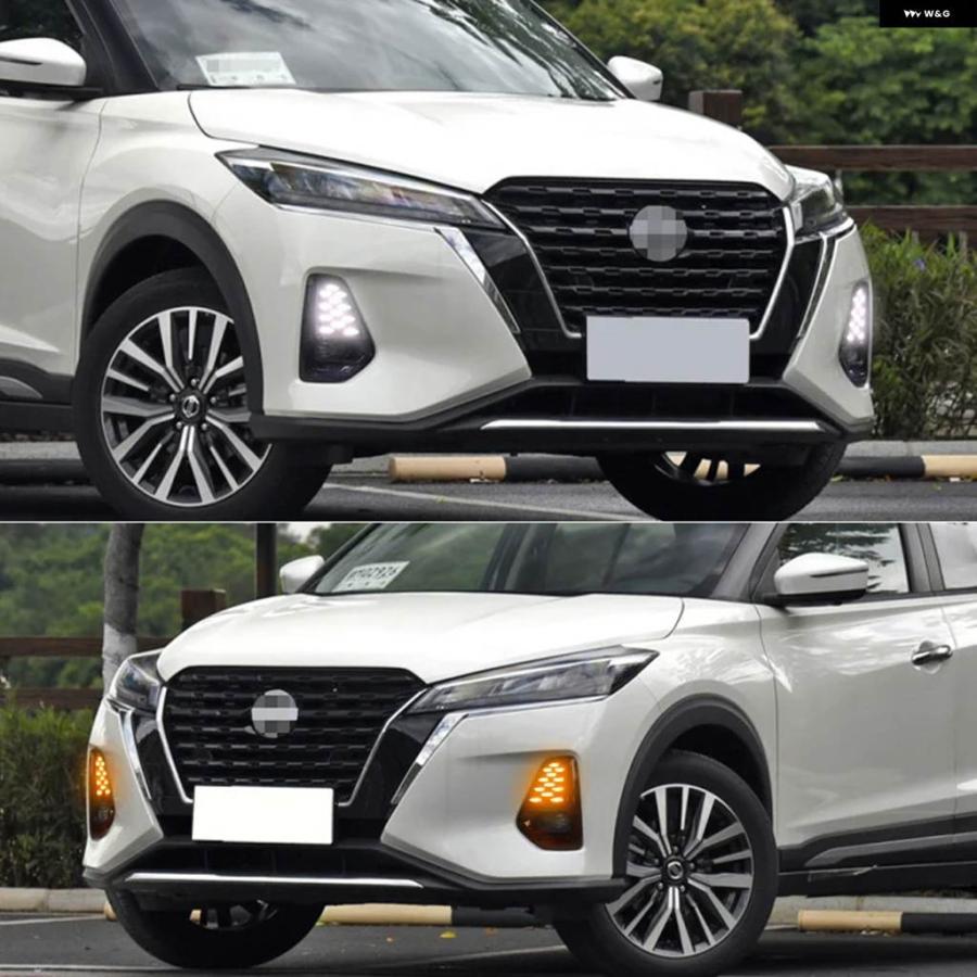 並行輸入品LEDデイライト 日産 キックス 2021-23 車用 ヘッドライト