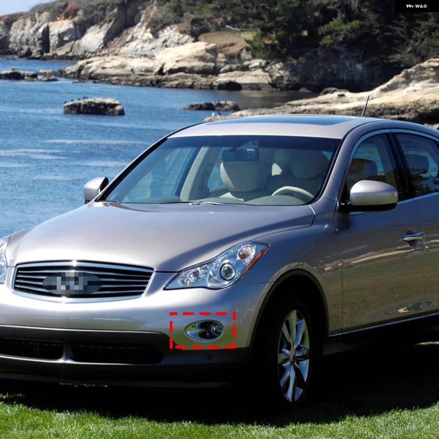 並行輸入品フォグランプ フレーム インフィニティ EX25/35 QX50 フロント バンパー フォグランプ 装飾 フレーム フォグランプ フレーム 車アクセサリー | ブランド登録なし | 08