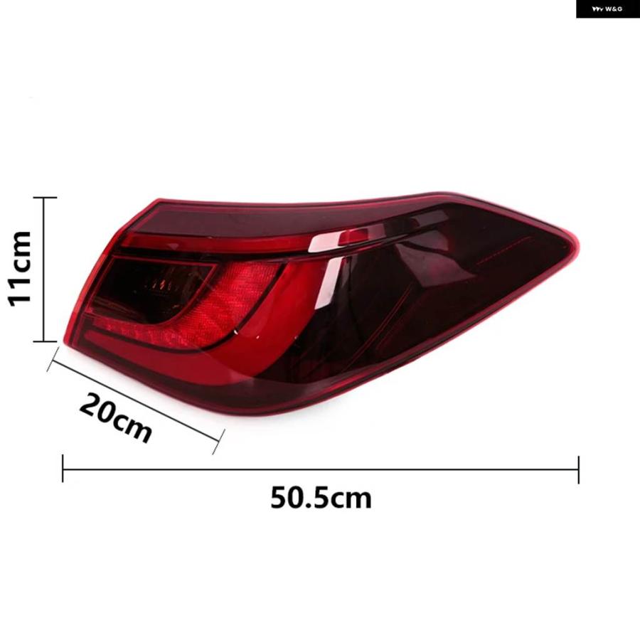 並行輸入品車用LED リア テールライト インフィニティ Q70 Q70L 2015-19 ウィンカーライト ストップブレーキ フォグランプ カーアクセサリー | ブランド登録なし | 04