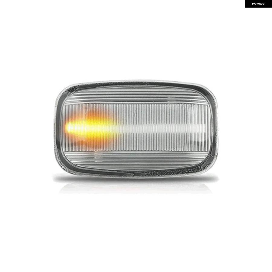 並行輸入品トヨタ ランドクルーザー 70 80 100シリーズ 12V 流れる ウィンカーライト サイドリピーター ダイナミック LED サイドマーカー | ブランド登録なし | 09