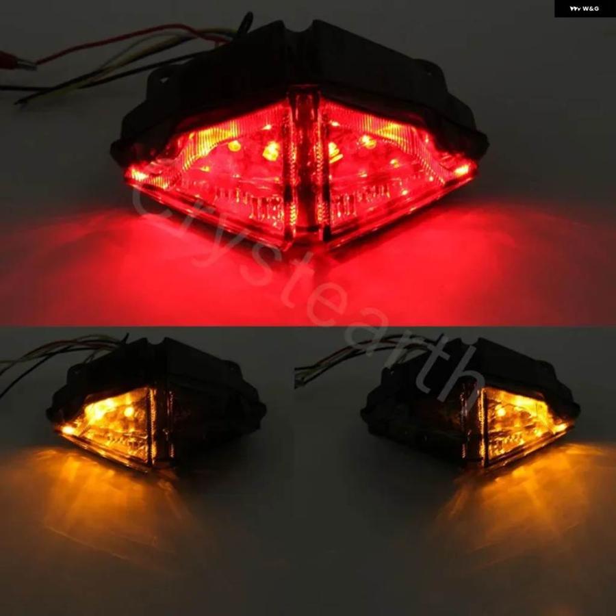 並行輸入品ドゥカティ 848 1098 1098R 1098S 2008 - 12 スモーク リア テールライト ブレーキ ウィンカー 一体型 LED ライトの画像