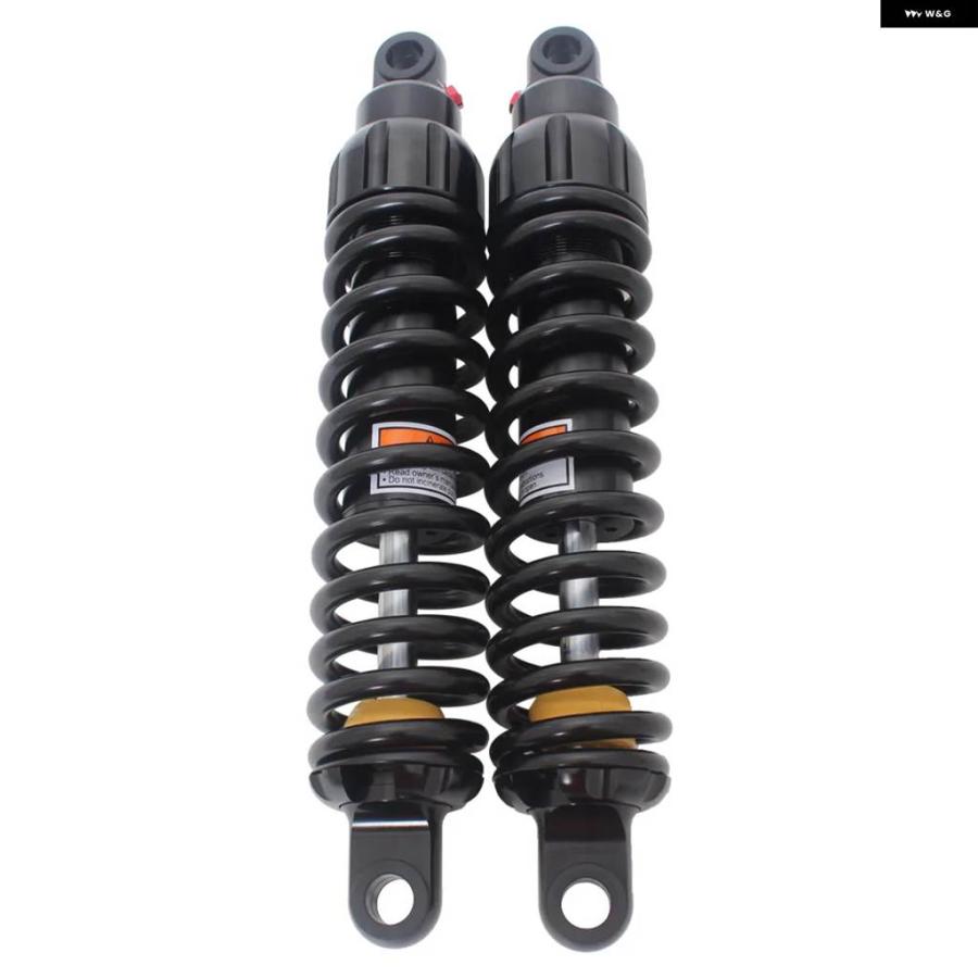 並行輸入品343MM オートバイ リアサスペンション ダンパー ショック アブソーバー 調整可能 ハーレー 883 1200 ホンダ ヤマハ スズキ カワサキの画像