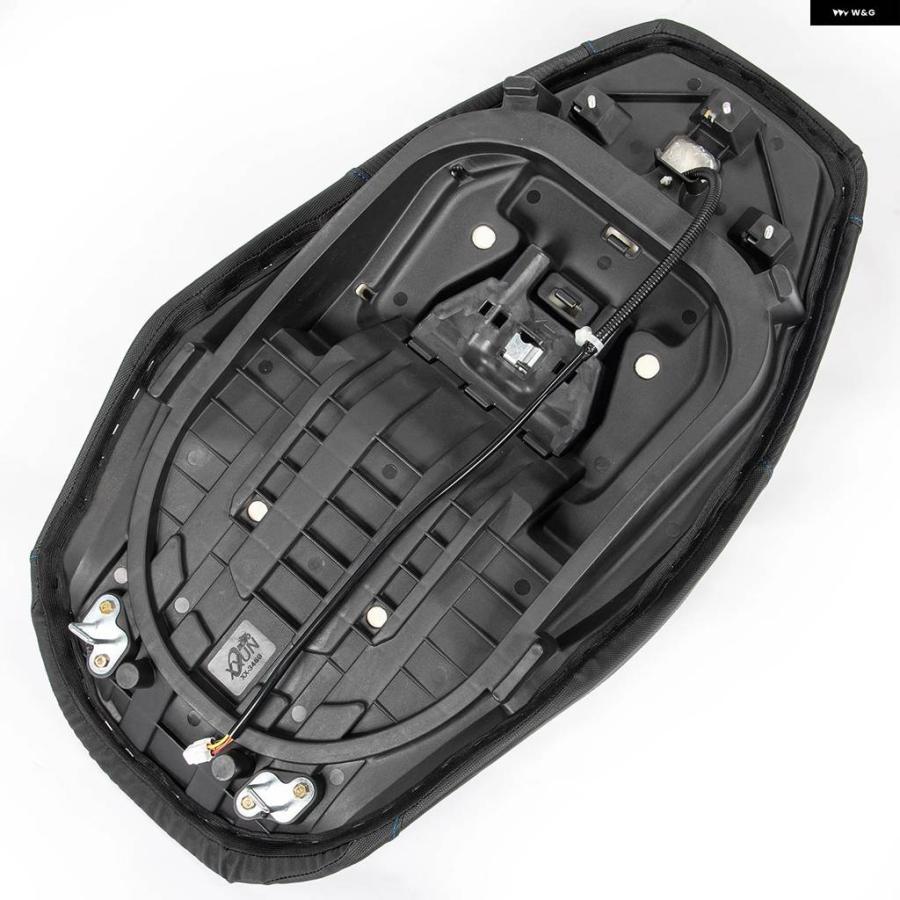 並行輸入品ヤマハ T-MAX 560 22-24 フロントシート クッション オートバイ ドライバーライダー パッド ブラック ヒーター付き ウォームカバーの画像