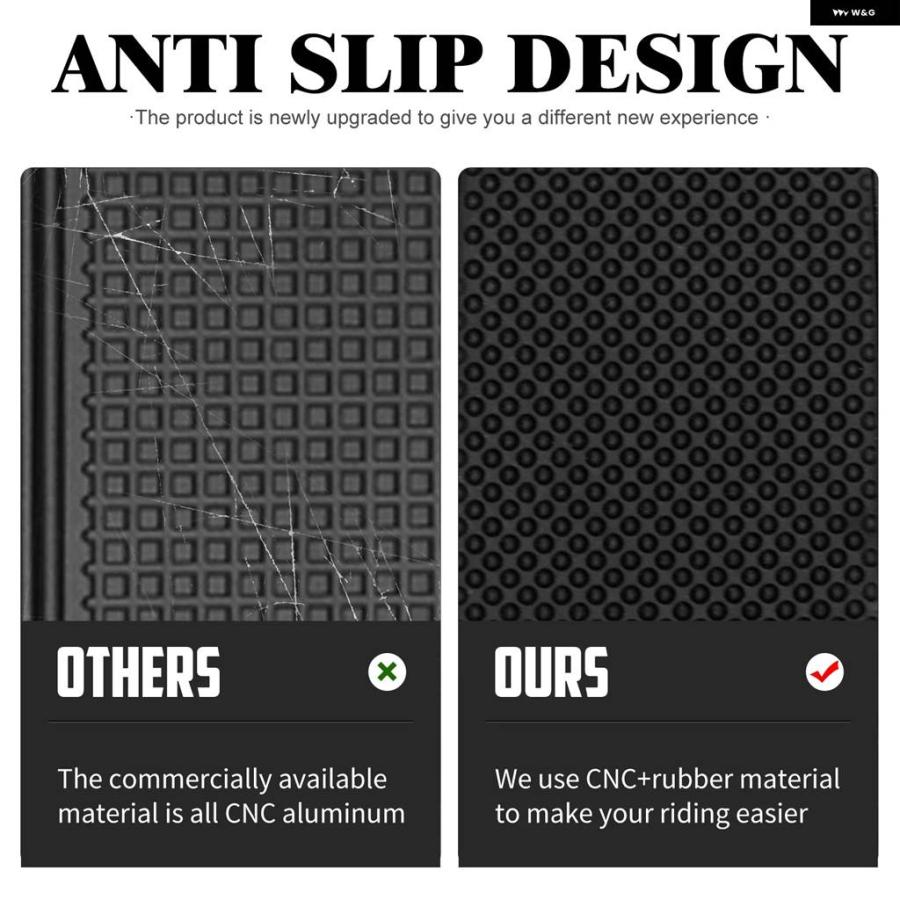 並行輸入品オートバイ ブラックブレーキペダル パッド カバー CNC フォワード ハーレー ソフテイル ファットボブ ストリートボブ FXDF FXFBS FXDB 2018-の画像