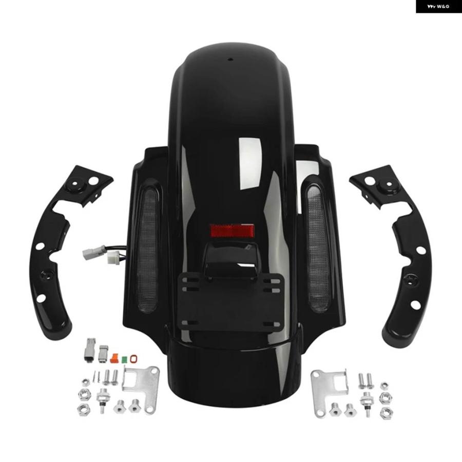 並行輸入品バイク リアフェンダー LED システム ハーレー CVO ツーリング エレクトラ グライド ロード グライド 2009-2013_4