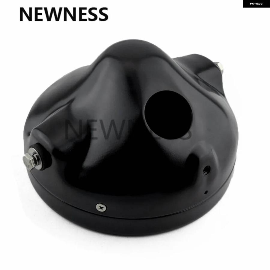 並行輸入品7インチ オートバイ ストリート バイク ヘッドライト ハウジング ヘッドランプ ハウジング ライトバケット ハーレー カスタム 7インチ シェル_2