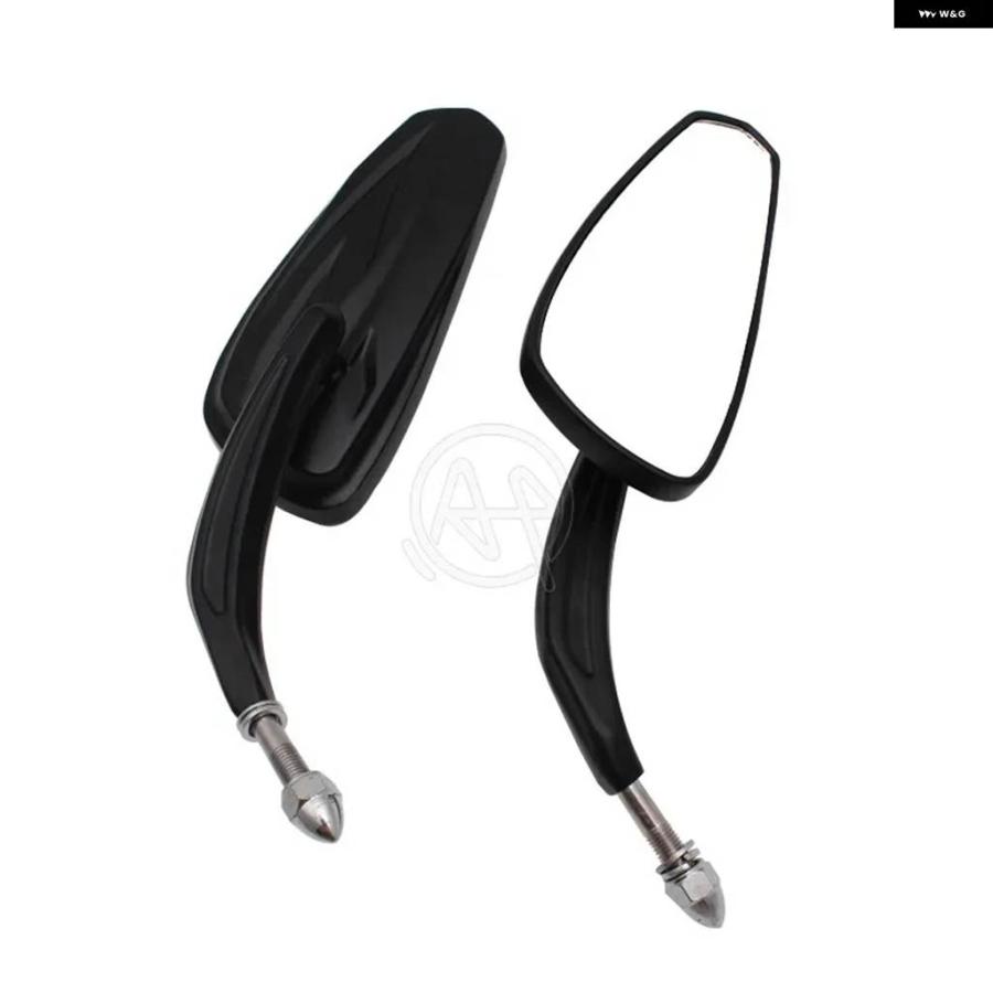 並行輸入品ハーレー ロードキング クラシック XL1200C XL1200L 883 FLHXS FLHR ファットボーイFLRT用 バイク バックミラー 8MMケースの画像