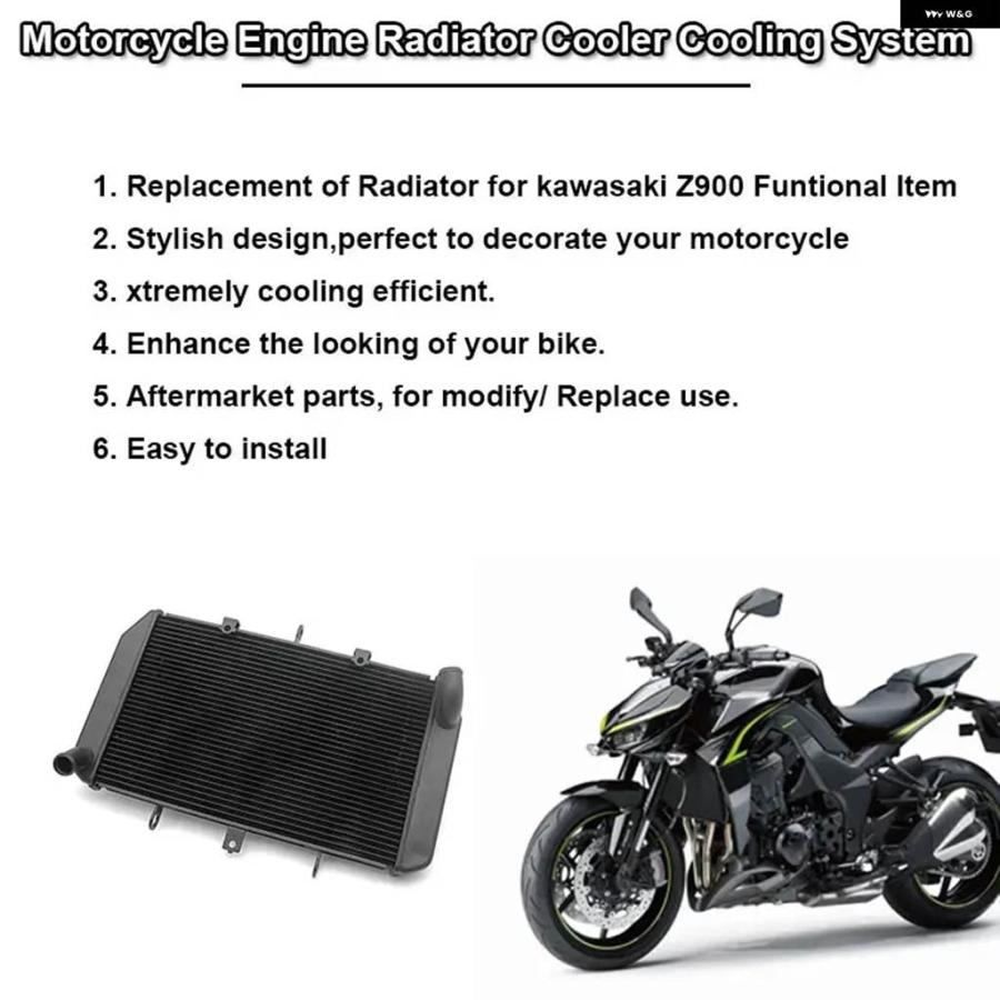 並行輸入品バイク アクセサリー エンジン ラジエーター クーラント クーラー 冷却ウォータータンク システム カワサキ Z1000 2010-2022_4