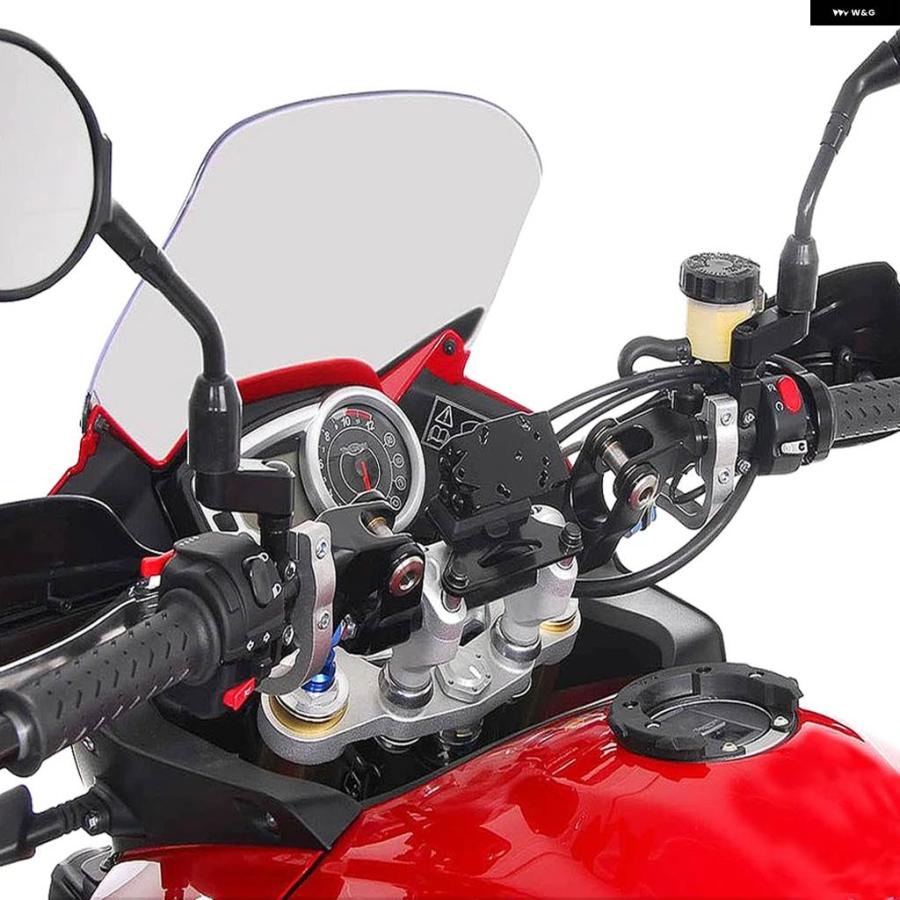 並行輸入品タイガー1050SE/スポーツ2013-2021 バイク スマートフォンナビゲーションGPSプレート ブラケット アダプター ホルダー キット フィット1050SEの画像