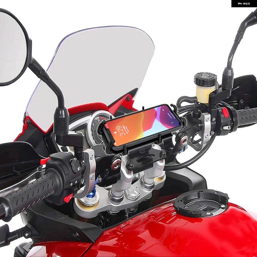 並行輸入品タイガー1050SE/スポーツ2013-2021 バイク スマートフォンナビゲーションGPSプレート ブラケット アダプター ホルダー キット フィット1050SEの画像