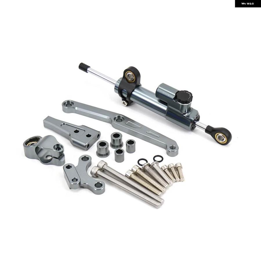 並行輸入品ホンダ CB650R 2018 - 21用 オートバイ ステアリングスタビライザー ダンパー 取り付け ブラケット キットの画像
