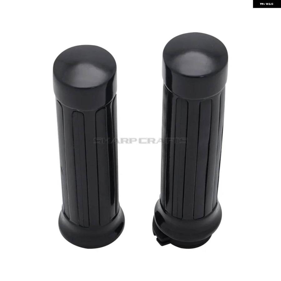 並行輸入品オートバイ 7/8インチ 22MM スカルラバースリップ ハンドルバー ハーレー ホンダ ヤマハ バイク クルーザー チョッパー カスタムの画像