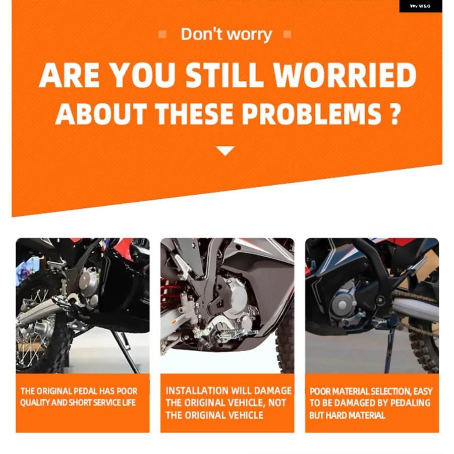 並行輸入品バイク フットレスト フットペグ ホンダ CRF1000L CRF 1000 2018 2019 CRF1100L アフリカ ツイン DCT スポーツ ES 2020 2021の画像