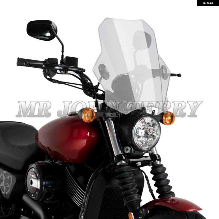 並行輸入品 オートバイ 風防 ハーレー STREET 750 スポーツスター フォーティエイト 48 XL1200X 2017 - 2020の画像