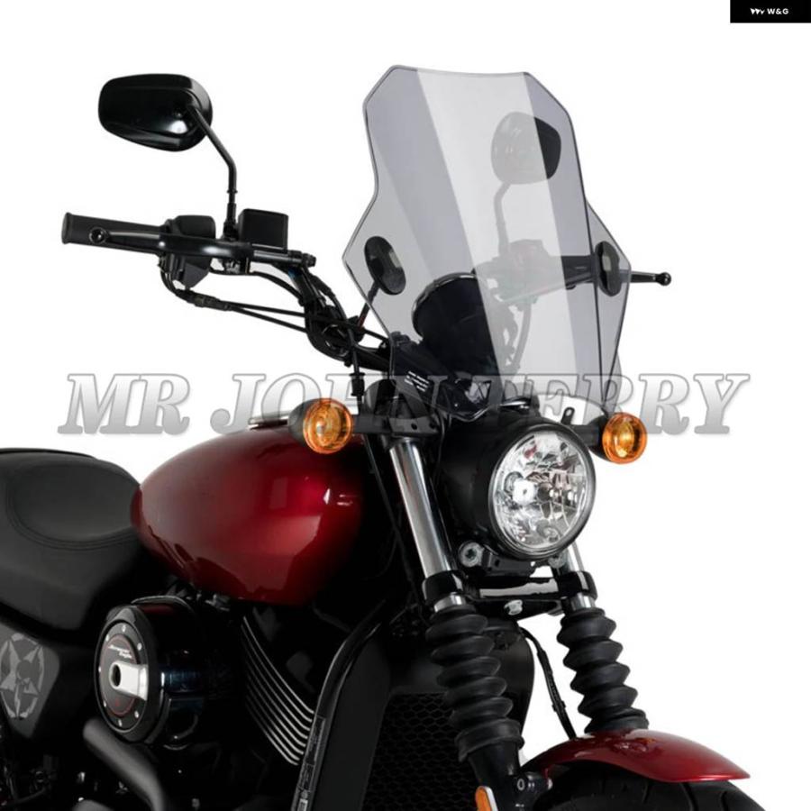 並行輸入品 オートバイ 風防 ハーレー STREET 750 スポーツスター フォーティエイト 48 XL1200X 2017 - 2020の画像