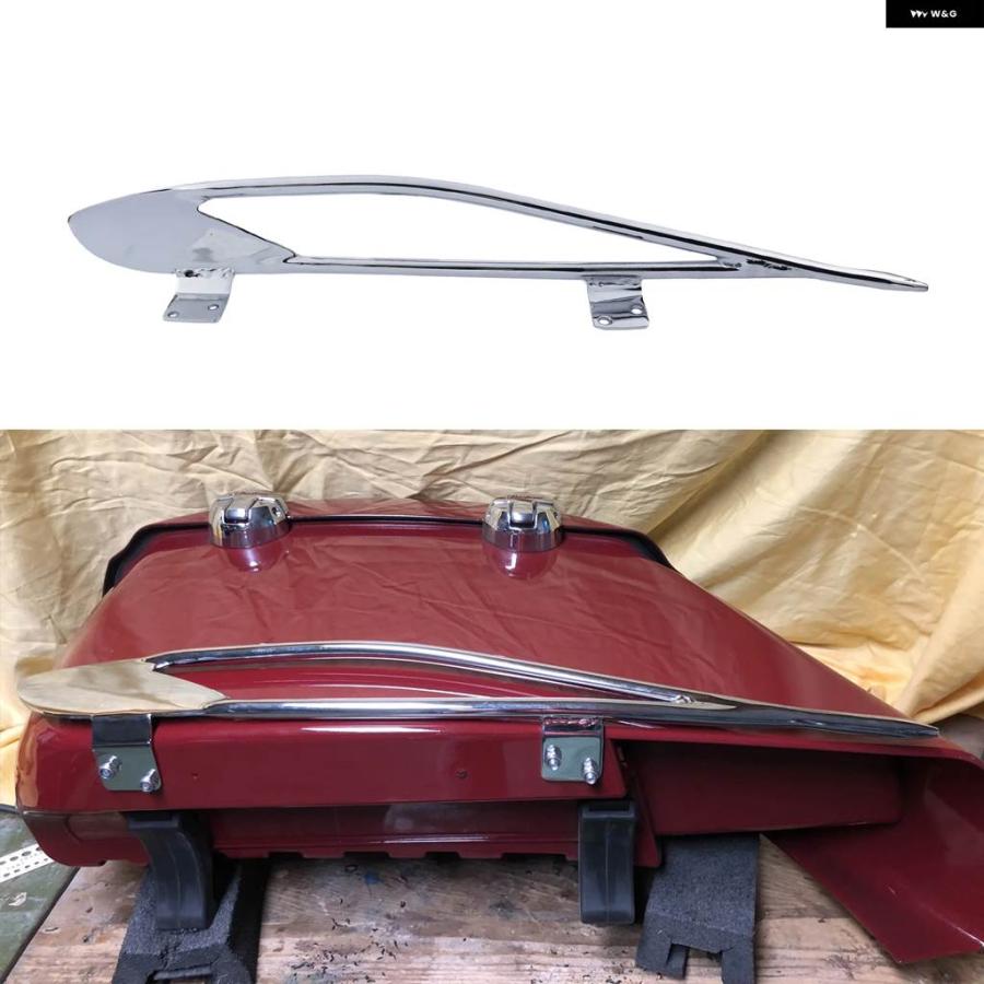 並行輸入品 バイク ピナクル クローム サドルバッグ プロテクター レール インディアン ロードマスター 15-20 チーフテン 14-18 ダークホー_1