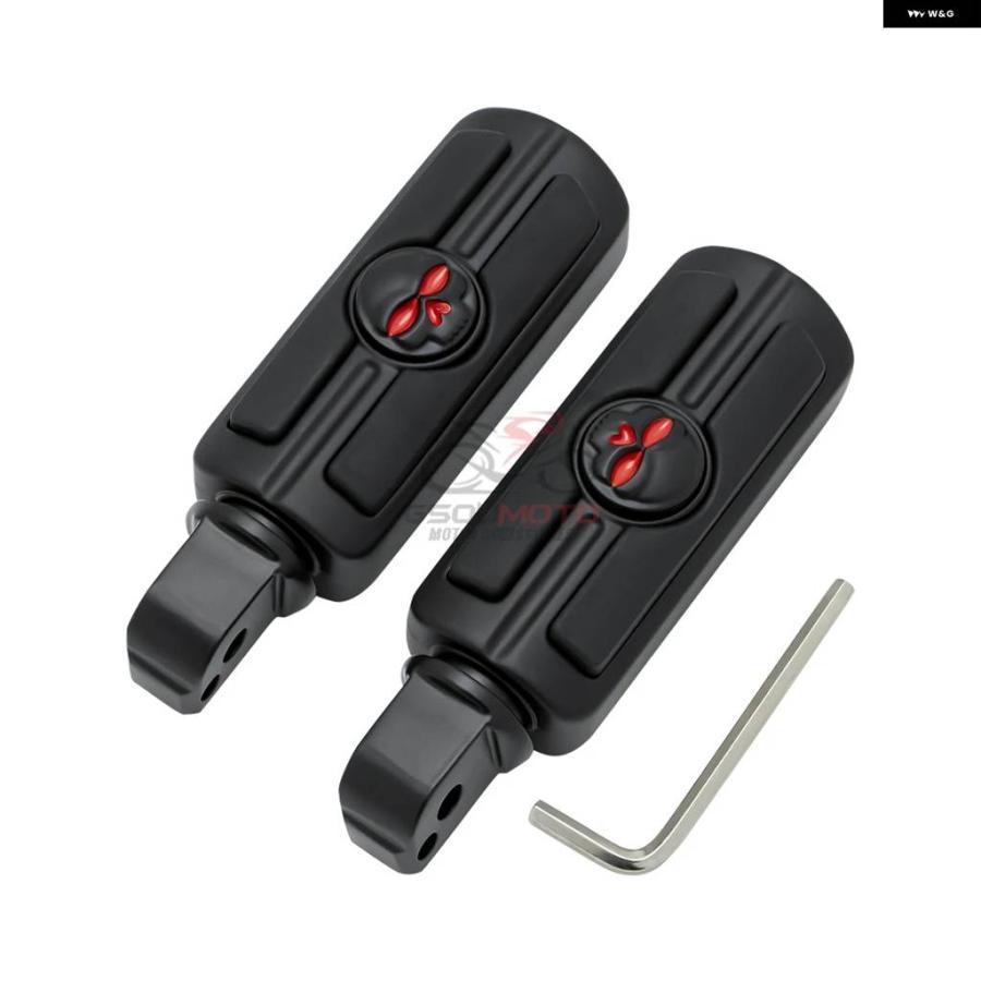 並行輸入品 バイク リアパッシデント フットペグ ペダル ハーレー ソフテイル ファットボーイストリート ボブ ファットボブ ボブ ローライ