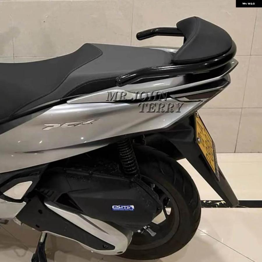 並行輸入品 バイク ブラック リア テールストック レスト クッション