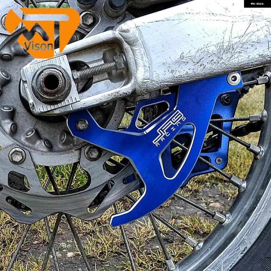 並行輸入品 バイク ブレーキディスク キャリパー ローターガード プロテクター ヤマハ YZ125 YZ250 YZ250F YZ450F YZ125X YZ250X WR250F WRの画像