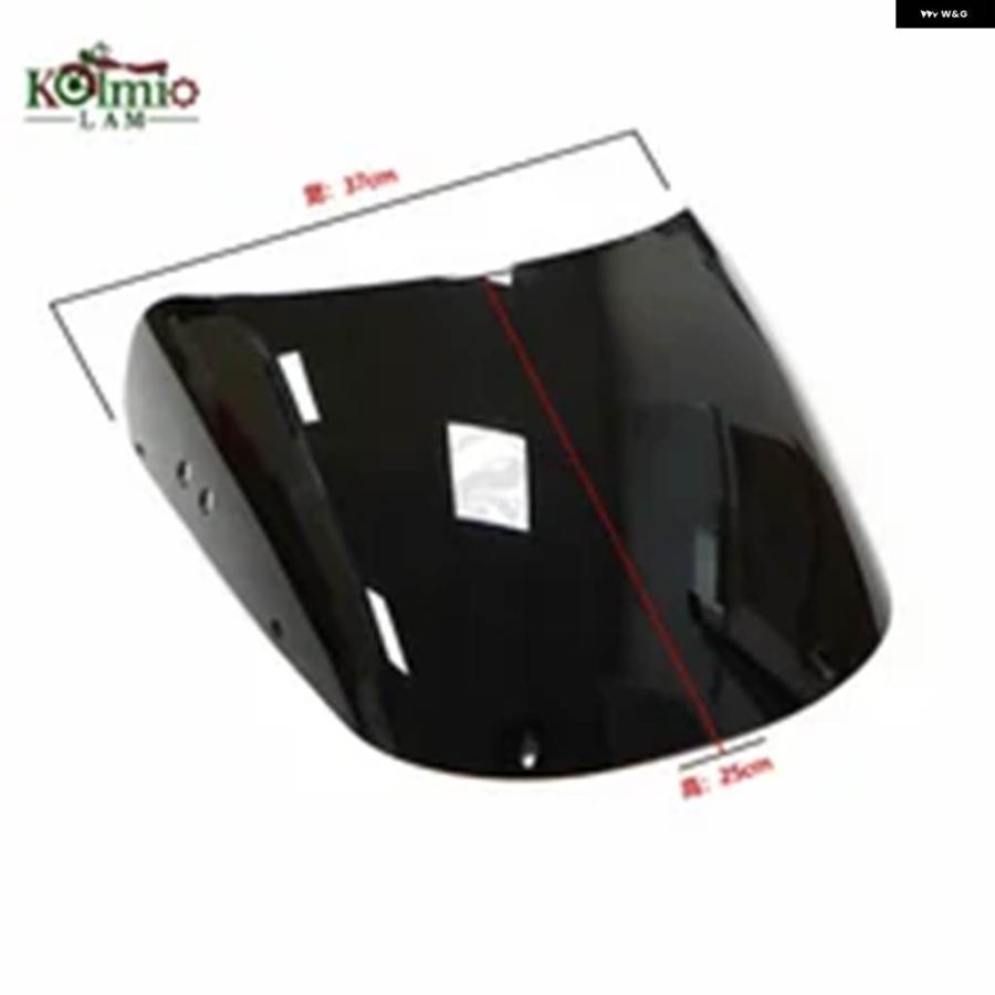 並行輸入品 バイク フロントガラス CBR400RR NC23 1988 - 1989 クリア/ブラック CBR 400 RR 400RR NC 23 88 89の画像