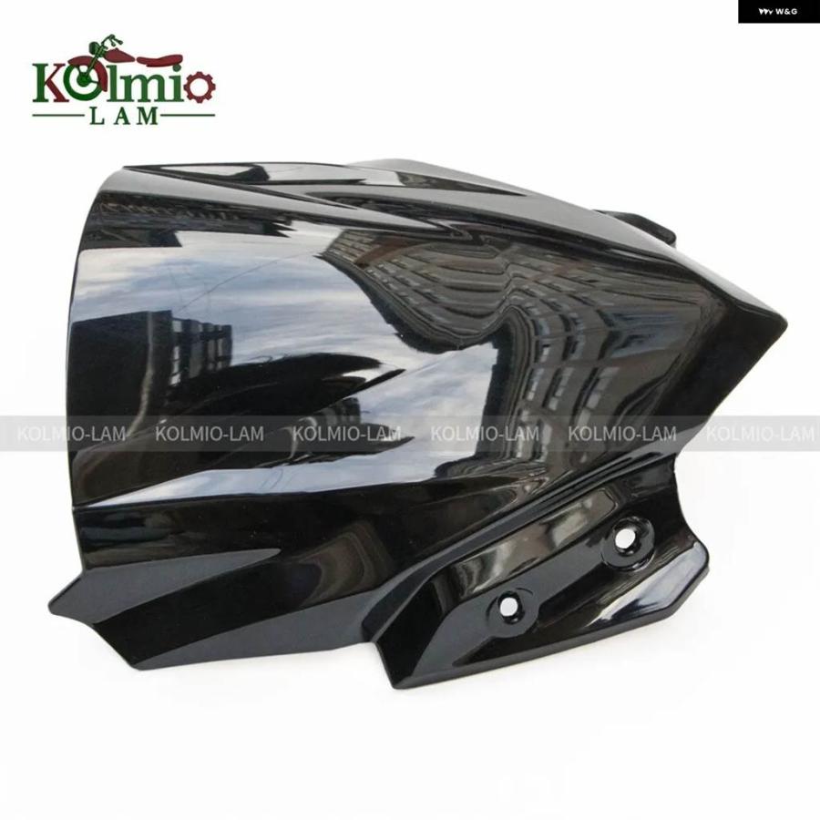 並行輸入品 2017年2019年モデル カワサキ Z650 バイク フロントガラス Z 650 2018年 ブラック風 ディフレクターの画像