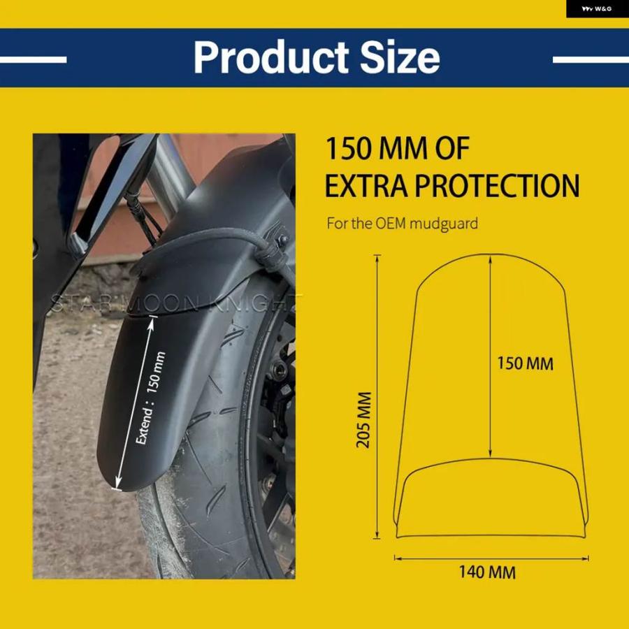 並行輸入品 ホーネット1000フェンダーエクステンション ホンダ CB 1000ホーネットSP 2025 - フロントフェンダーエクステンダーの画像