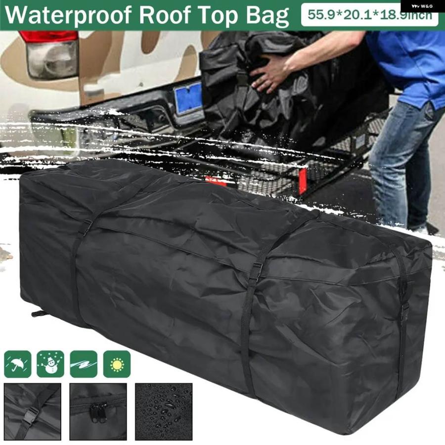 並行輸入品 14 48X51CM ルーフラック 防水 ルーフトップバッグ SUV ルーフカーゴトップ ボックス キャリア キャリア 車 キャンピングカーの画像
