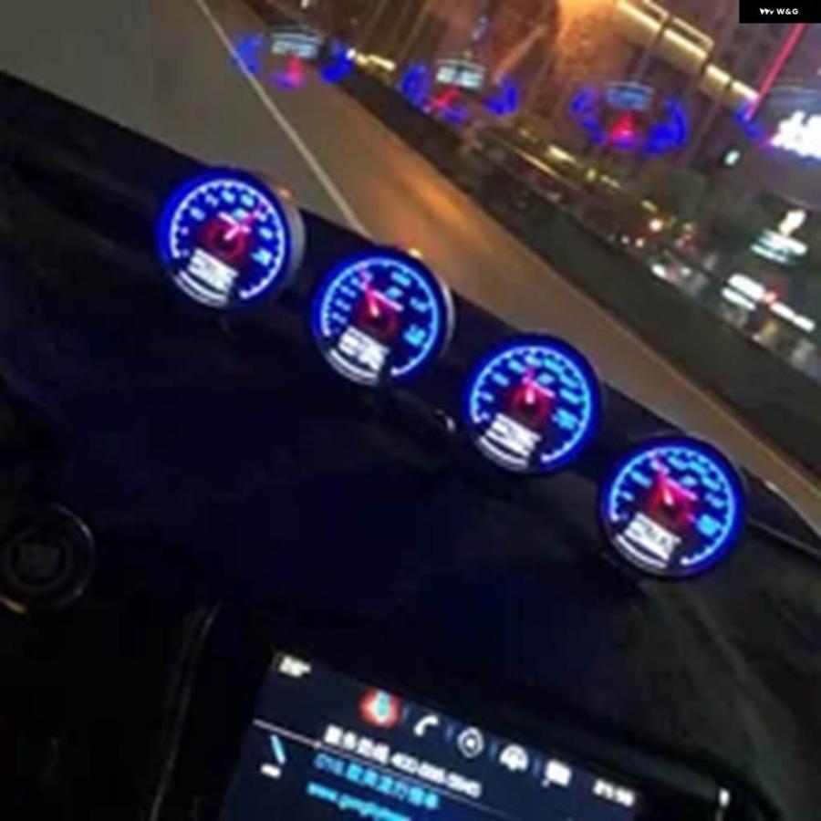 並行輸入品 GREDDI RMPゲージ ブースト/水温計 7色ライト LCD ディスプレイ 電圧 レーシングメーター センサー カー62MMターボの画像