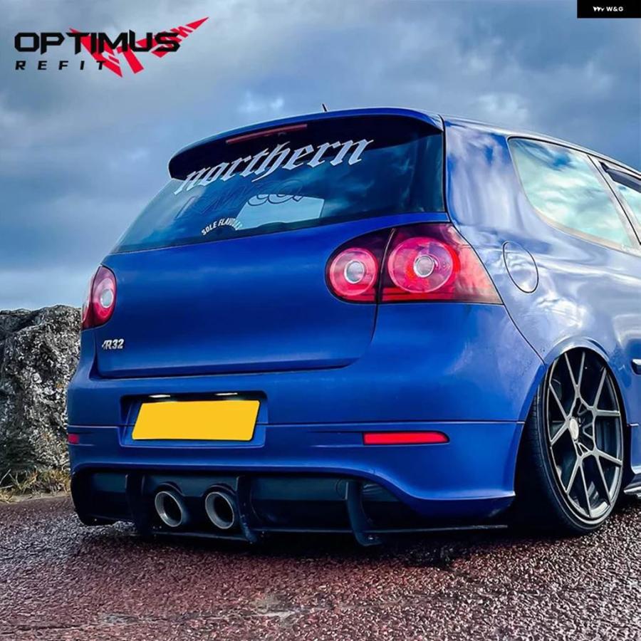 並行輸入品 VW GOLF 5/MK5 R32 GTI リアスポイラー リア ディフューザー リアリップ リアブレードスポイラー リア バンパー カスタム パー_4