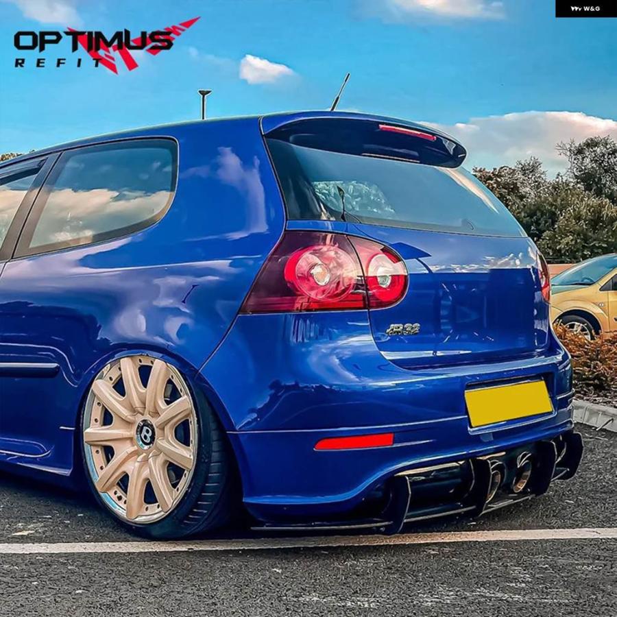 並行輸入品 VW GOLF 5/MK5 R32 GTI リアスポイラー リア ディフューザー リアリップ リアブレードスポイラー リア バンパー カスタム パー_6