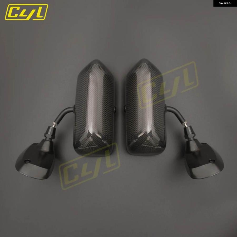 並行輸入品 2PCS クラフト スクエア カーボン F1 カーボンドアサイドミラー メタル ブラケット カスタム パーツ アクセサリー