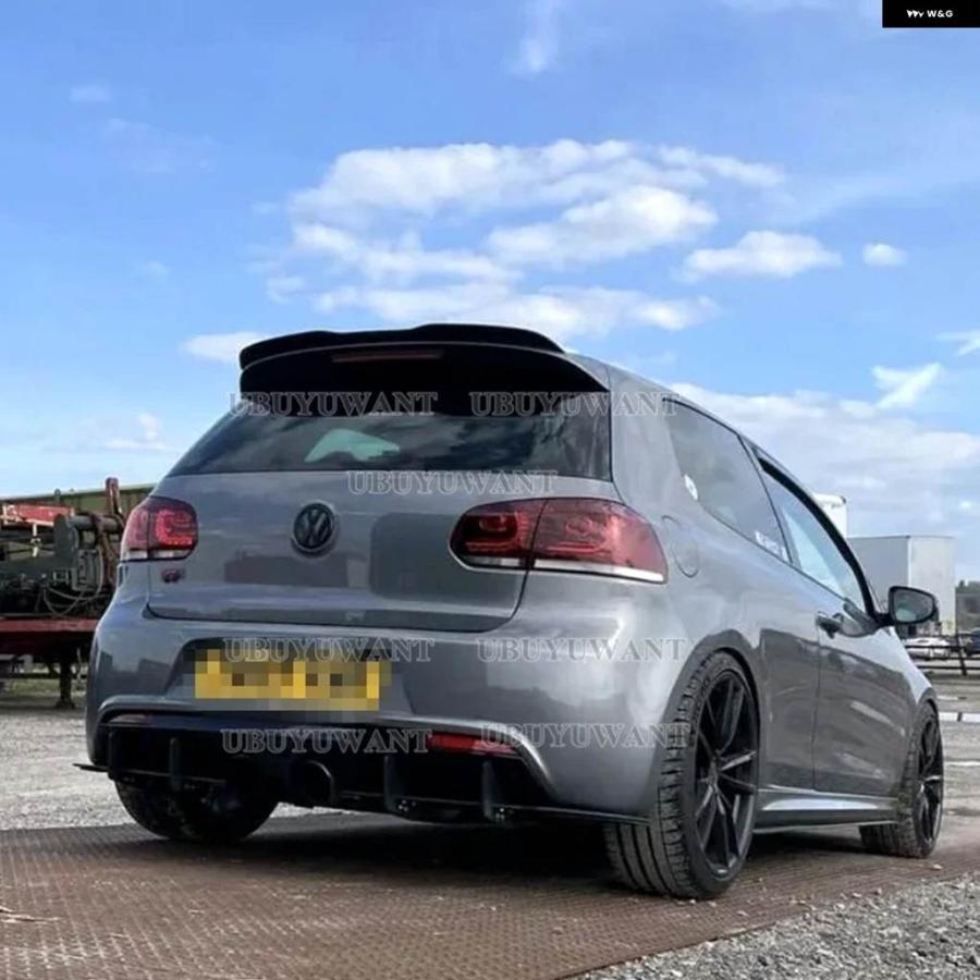 並行輸入品 ゴルフ 6 リアウィング フォルクスワーゲン ゴルフ 6 GTI R ABS ルーフスポイラーウィング ゴルフ 6 GTI GTD MK6 カの画像