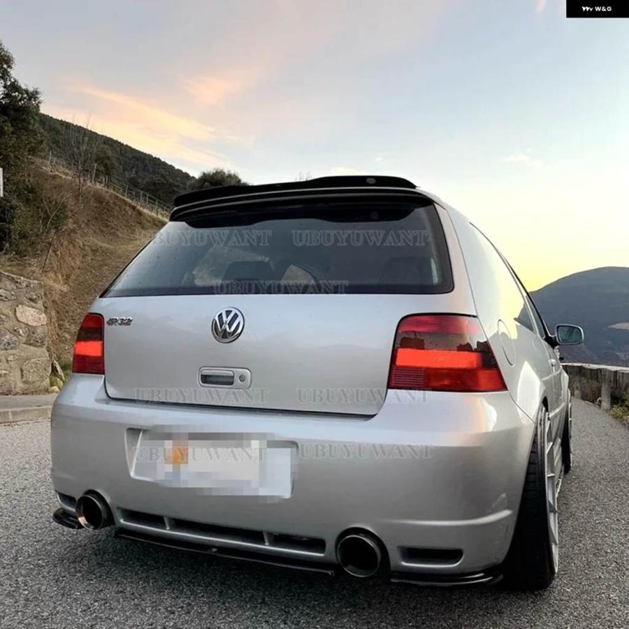 並行輸入品 リアルーフリップスポイラー 99-06 VW GOLF 4 MK4 R32 ハッチバックスポイラー ABS カーテールウィングデコレーショの画像