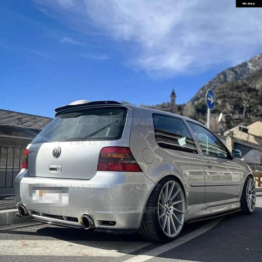 並行輸入品 リアルーフリップスポイラー 99-06 VW GOLF 4 MK4 R32 ハッチバックスポイラー ABS カーテールウィングデコレーショの画像