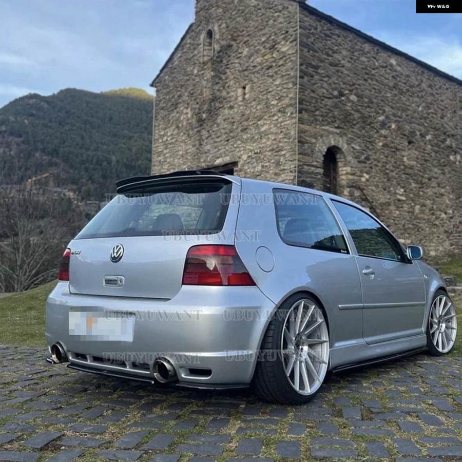 並行輸入品 リアルーフリップスポイラー 99-06 VW GOLF 4 MK4 R32 ハッチバックスポイラー ABS カーテールウィングデコレーショの画像