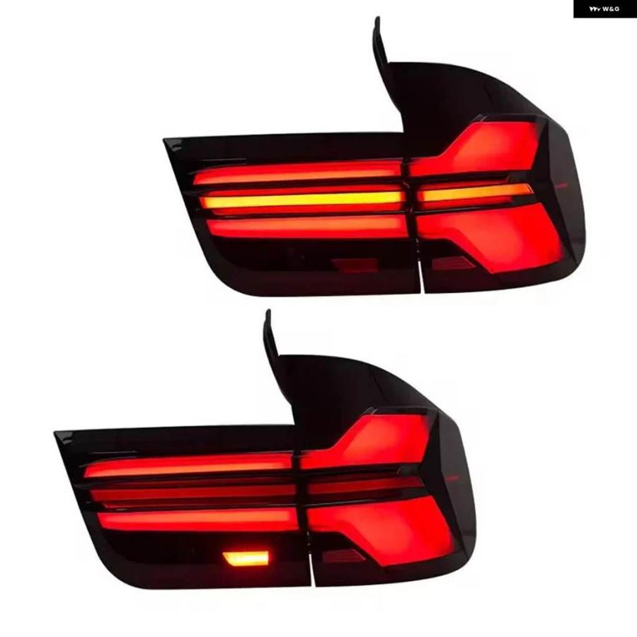 並行輸入品 BMW X5 E70 テールライトアセンブリ 2007-2013 旧型カスタムフルLED デイタイムランニングライト G05スタイル カスタの画像