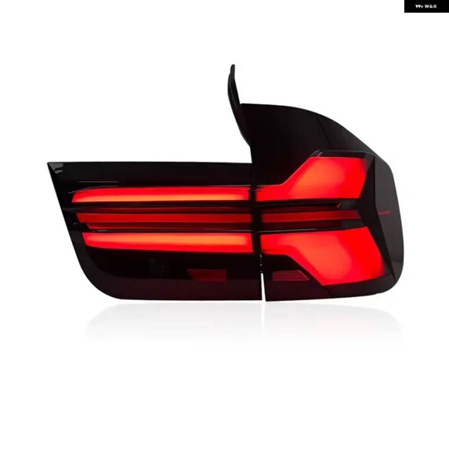 並行輸入品 BMW X5 E70 テールライトアセンブリ 2007-2013 旧型カスタムフルLED デイタイムランニングライト G05スタイル カスタの画像